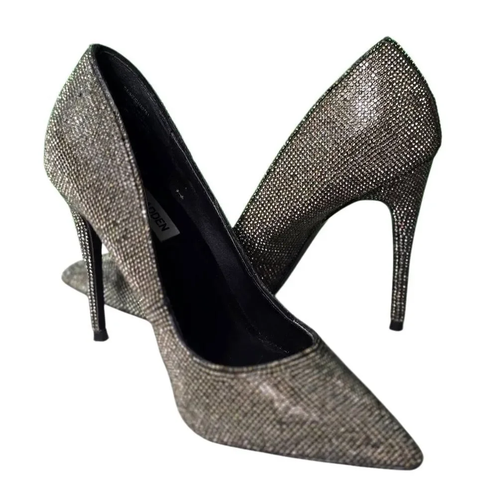 Steve Madden Rhinestone Stiletto Pumps Size 8
